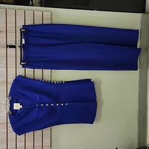 Joseph Ribkoff VINTAGE  Blue Pants Suit, Size 10